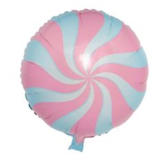 Pembe Şeker Folyo Balon