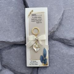 Hediyelik Notlu Yaprak Anahtarlık 20 Adet