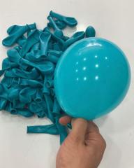 5 inç Mini Turkuaz Pastel Balon 10 Adet