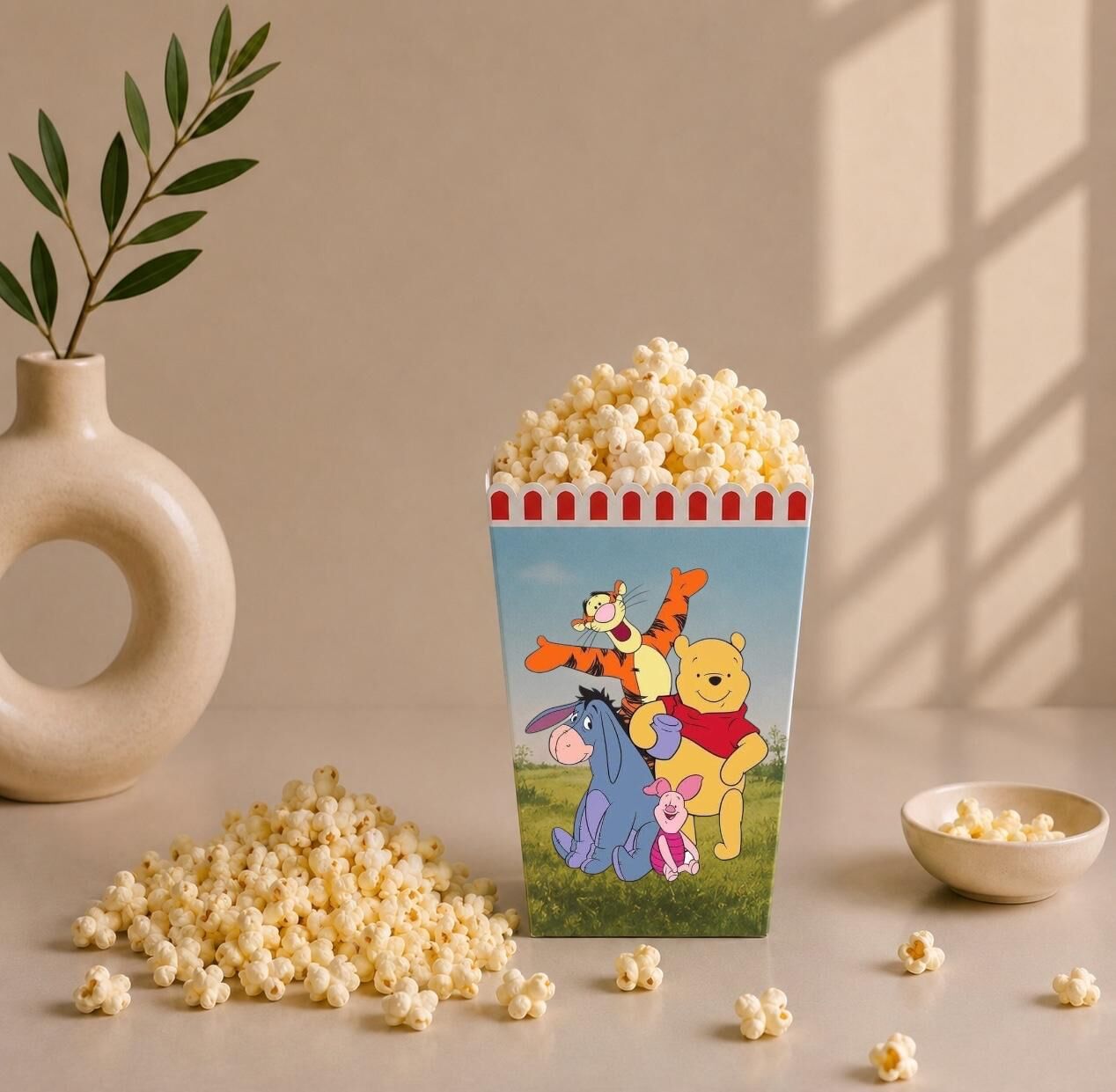 Winnie The Pooh Popcorn Mısır Kutusu 8 Adet