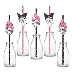 Kuromi Fiğürlü Kağıt Pipet