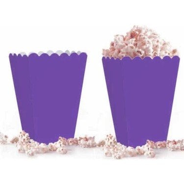 Mor Mısır Popcorn Kutusu 8 Adet
