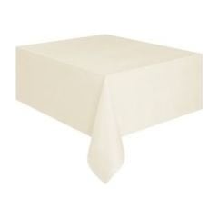 Krem Plastik Masa Örtüsü 120x180