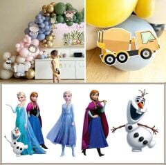 Elsa Frozen Balon Üstü Obje