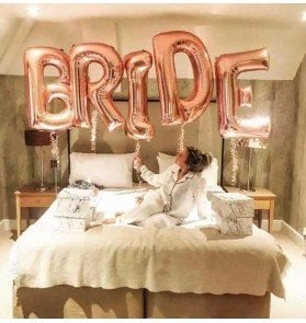 ROSEGOLD 100CM BRİDE FOLYO BALON