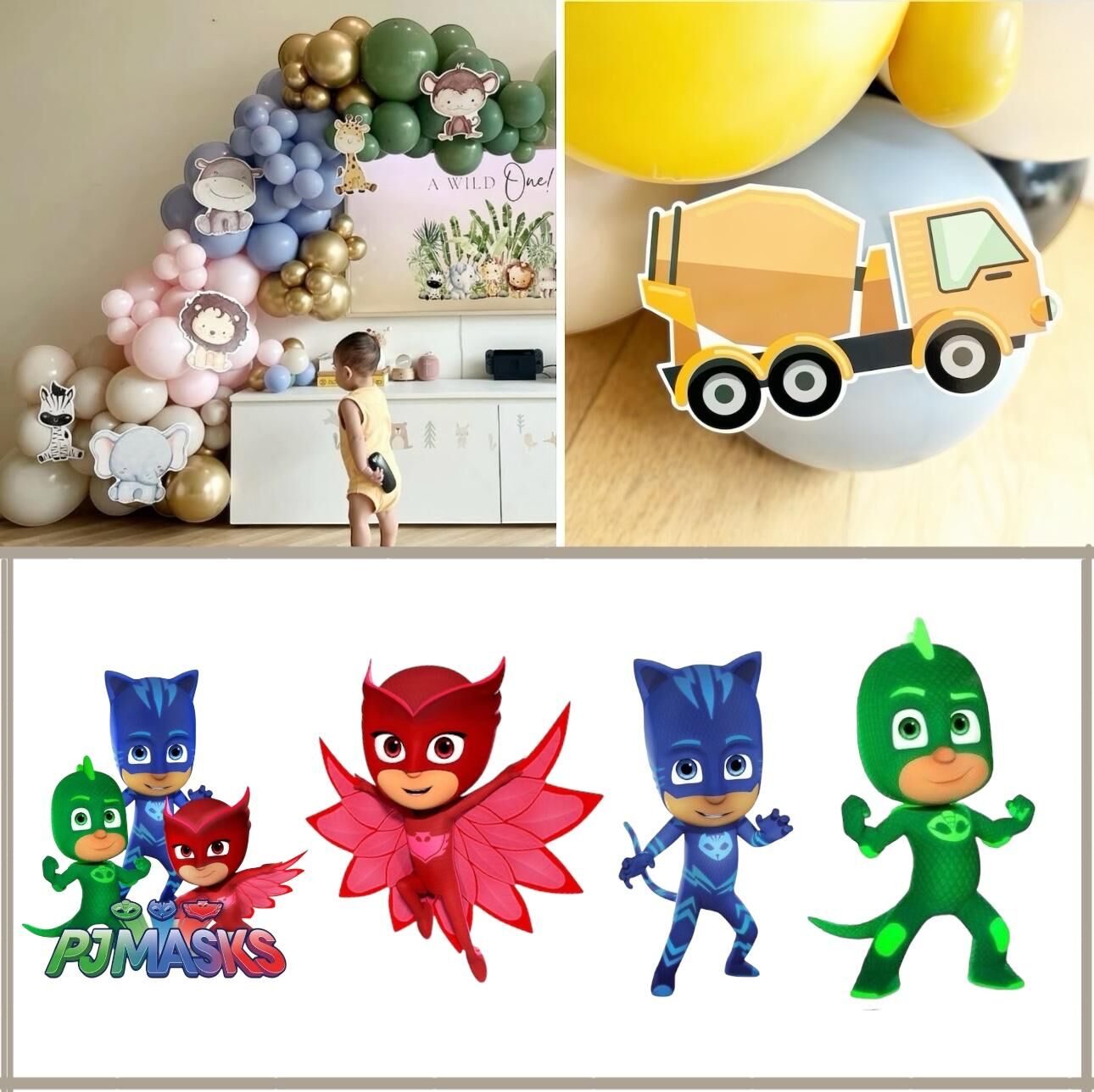 Pj Masks Balon Üstü Fiğür