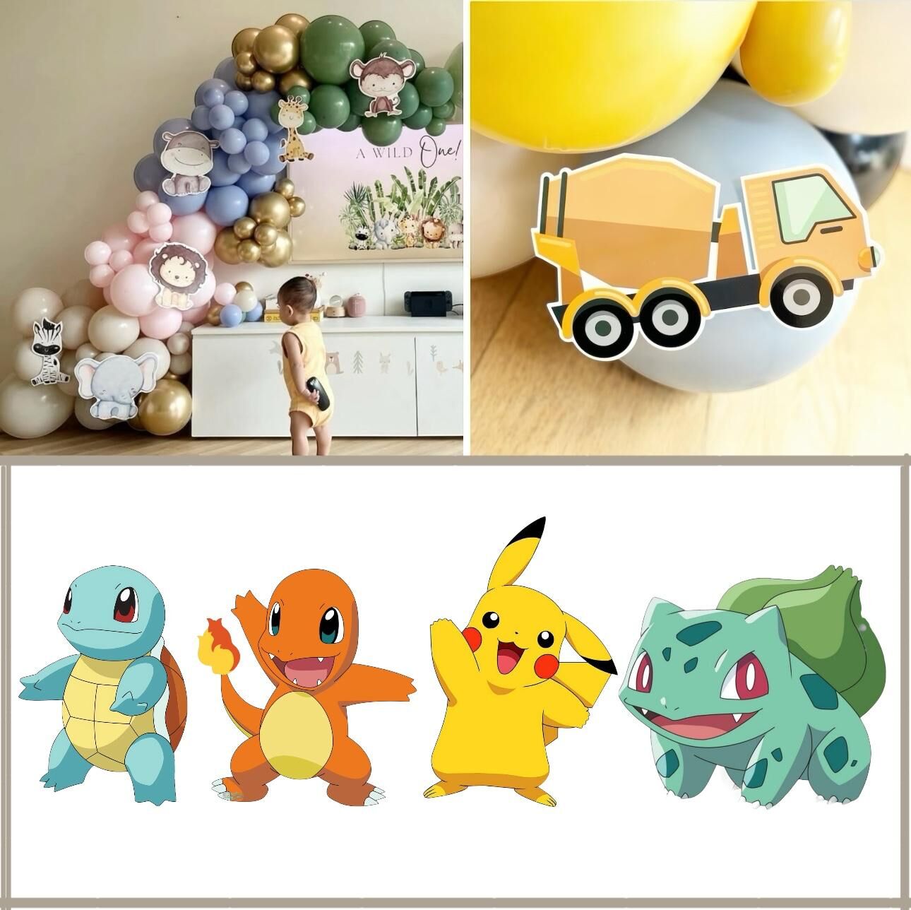 Pokemon Balon Üstü Obje