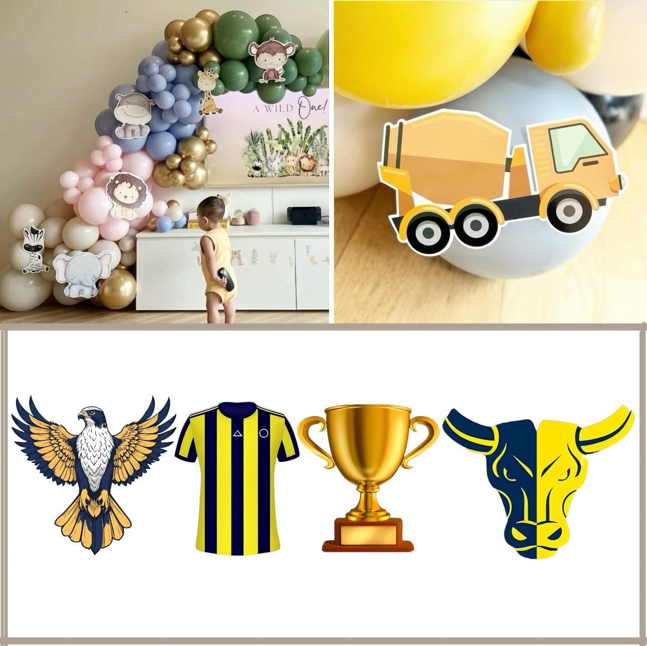 Kanarya Futbol Balon Üstü Fiğür