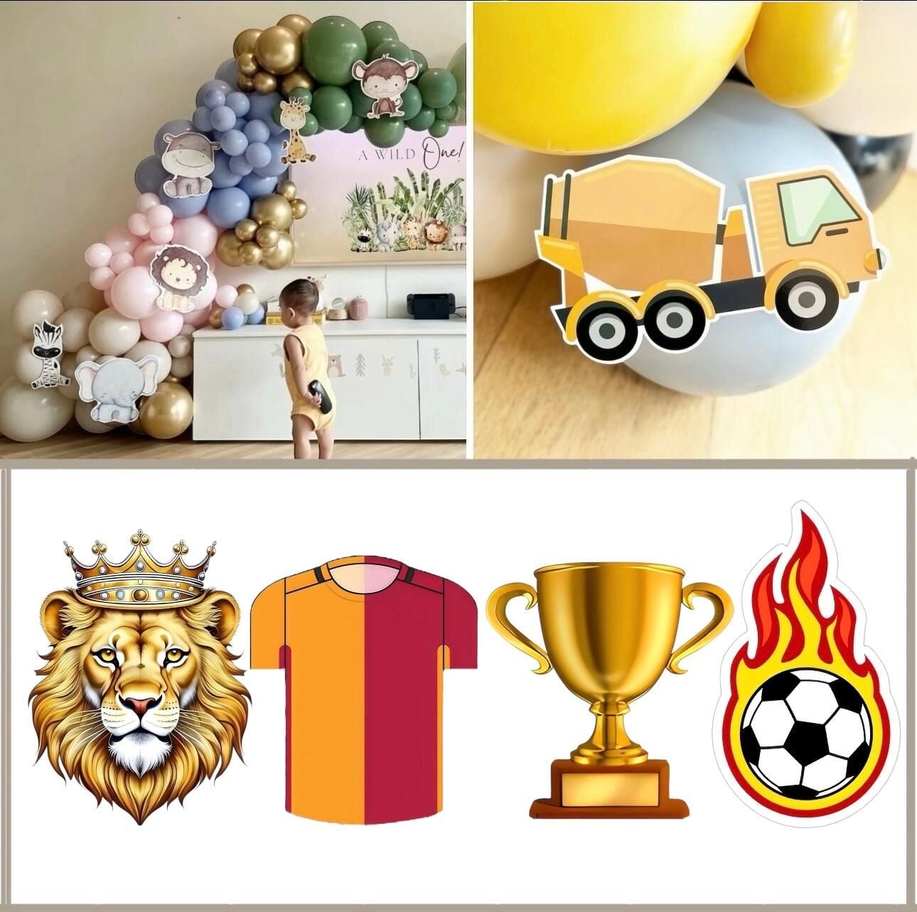 Aslan Futbol Balon Üstü Fiğür