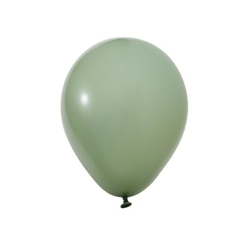 Küf Yeşili Retro Balon 10 Adet