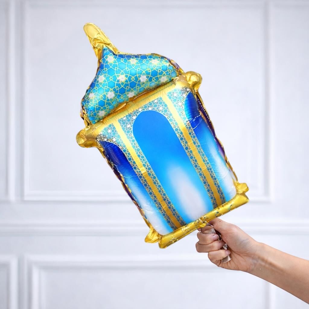 Mavi Kandil Folyo Balon