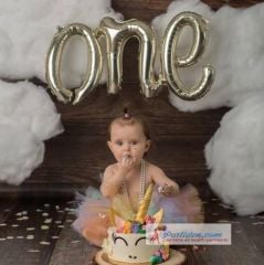 Gümüş One İmza Folyo Balon