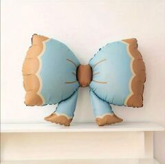 Retro Fiyonk Folyo Balon Mavi