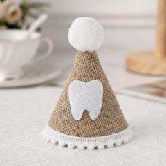 Diş Temalı Hasır Kukuleta