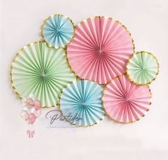 Makaron Yelpaze Süs 6 Adet