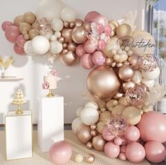 Rose Bohem Balon Zinciri