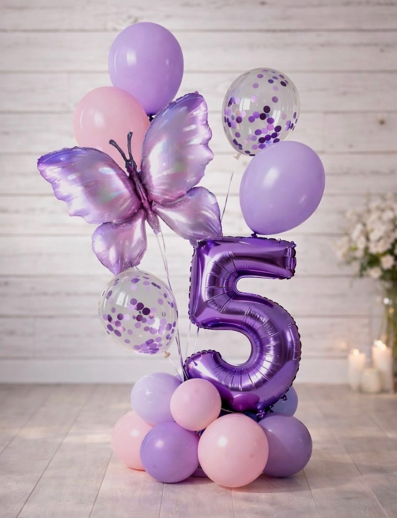 Kelebek Rakam Balon Kit