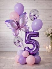 Kelebek Rakam Balon Kit