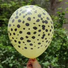 Vanilya Çita Teması Lateks Balon 5 Adet