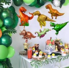 6'lı Mini Dinazor Balon Seti