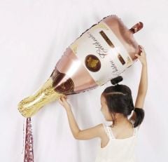 Rosegold Şampanya Folyo Balon
