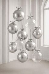 Gümüş Şeffaf Balls Konsept