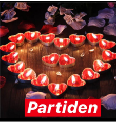Kalp Tealight Mum 50 Adet