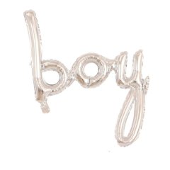 Gümüş Boy İmza Folyo Balon