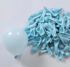 100 Adet 5 inç Mavi Makaron Balon