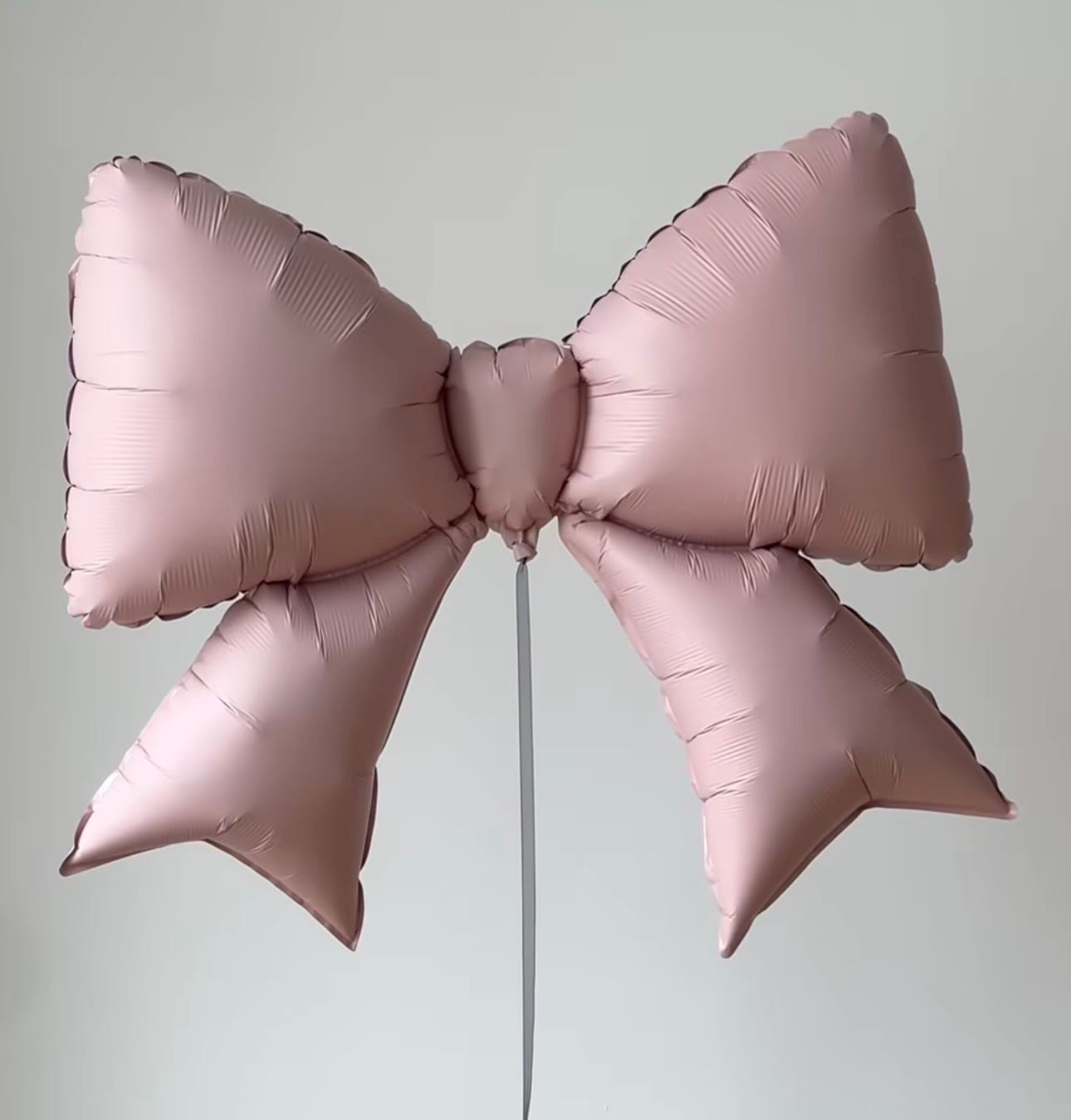 Saten Fiyonk Folyo Balon Pembe