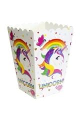 Unicorn Mısır Popcorn Kutusu 8 Adet