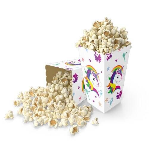 Unicorn Popcorn Mısır Kutusu 8 Adet