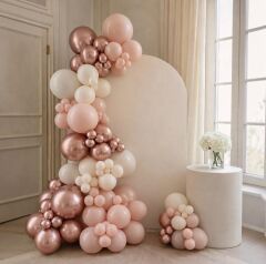 Blush Rose Balon Zinciri