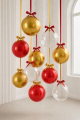 Kırmızı Altın Balls Konsept