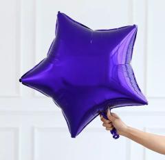 Mor Yıldız Folyo Balon 1 Adet