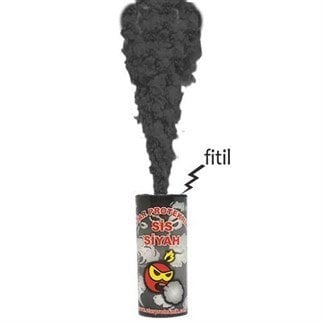 Siyah Sis Bombası 1 Adet