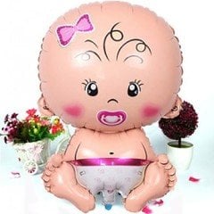 KIZ BEBEK FOLYO BALON ( 1 ADET )