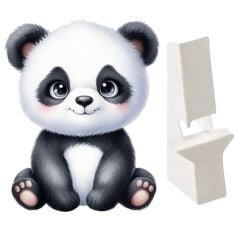 Panda Ayaklı Maket Pano
