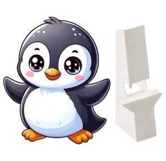 Penguen Ayaklı Maket Pano