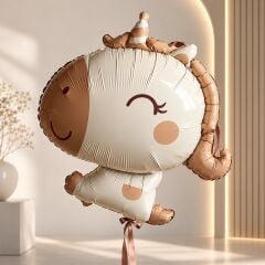 Retro Unicorn Folyo Balon