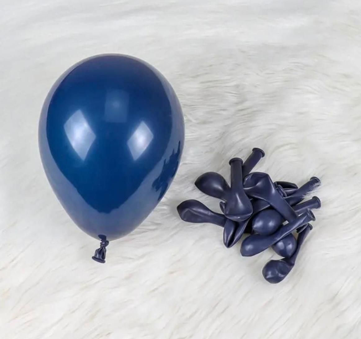 100 Adet 5 inç Gece Mavisi Balon