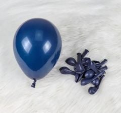 100 Adet 5 inç Gece Mavisi Balon