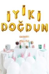GOLD İYİ Kİ DOĞDUN FOLYO BALON