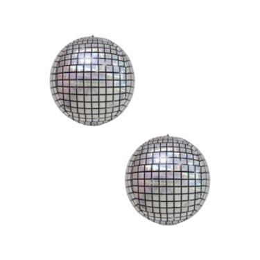 2 Adet Mini Disco Topu Folyo Balon