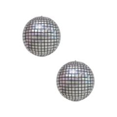 2 Adet Mini Disco Topu Folyo Balon