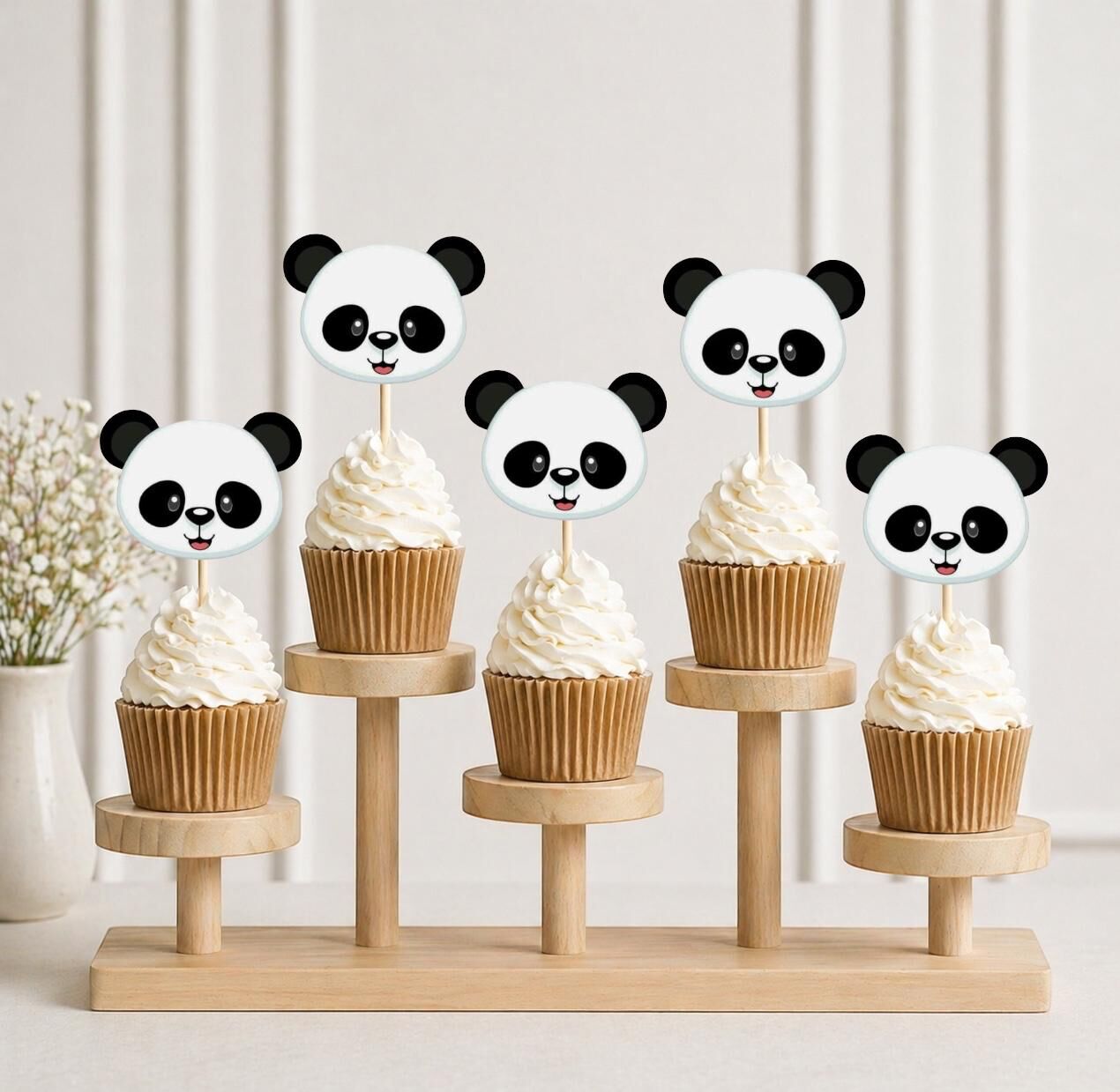 Panda Teması Kürdan 8 Adet