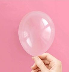 100 Adet 5 inç Şeffaf Lateks Balon