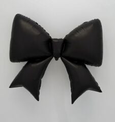 Saten Fiyonk Folyo Balon Siyah