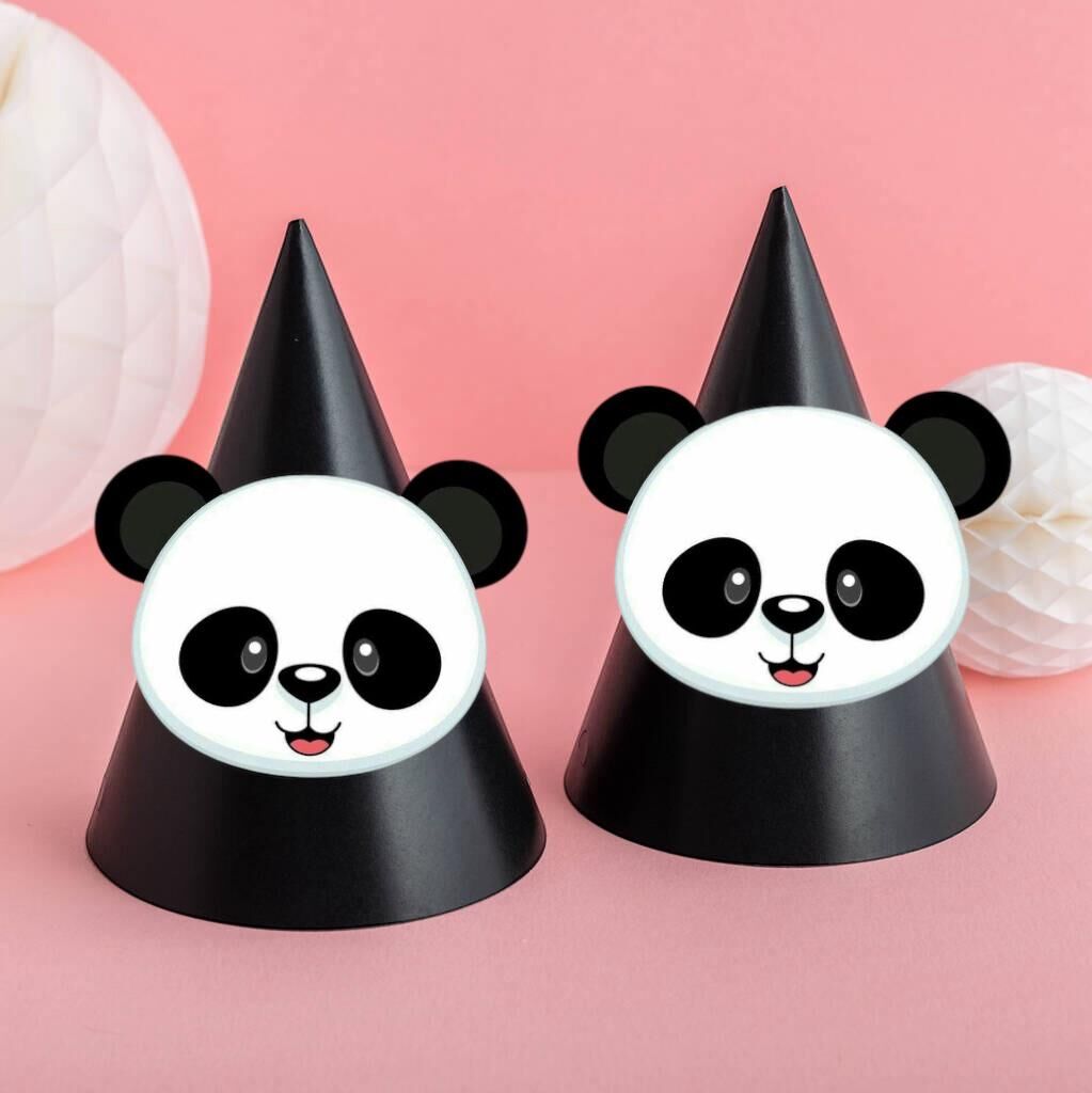 3d Panda Parti Şapkası Kukuleta 1 Adet