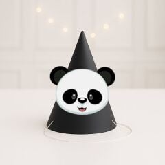 3d Panda Parti Şapkası Kukuleta 1 Adet
